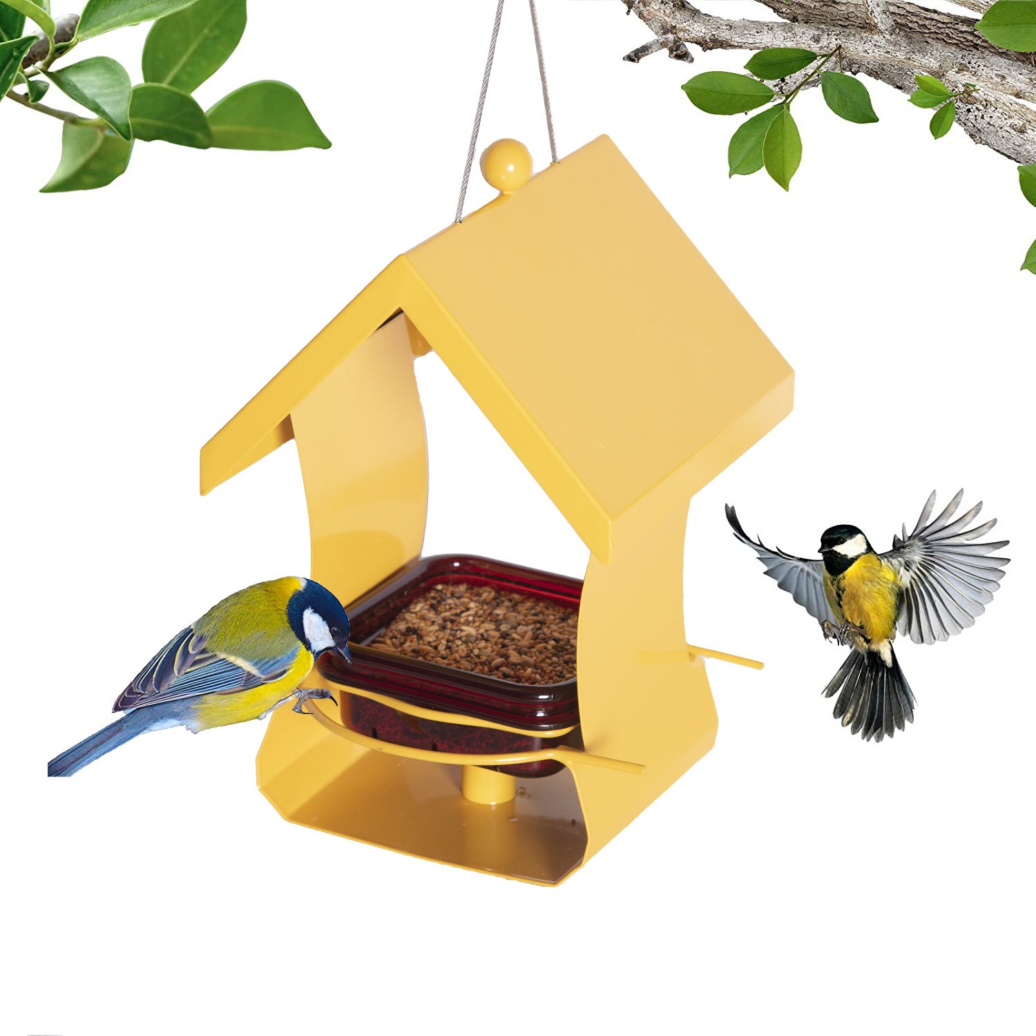 Transform Your Garden with the Outdoor Hanging Metal Bird Feeder