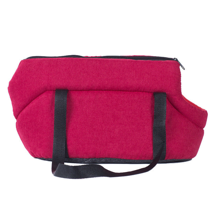 Foldable Breathable Pet Carrier Bag For Travel And Transport