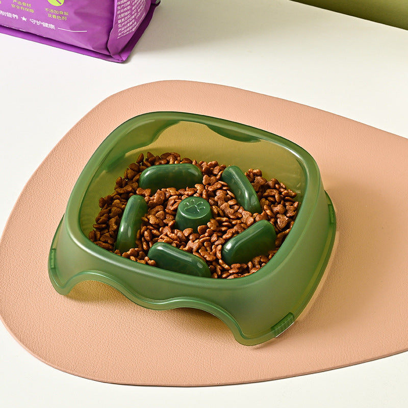 Slow Feeding Anti Choking Pet Water Bowl