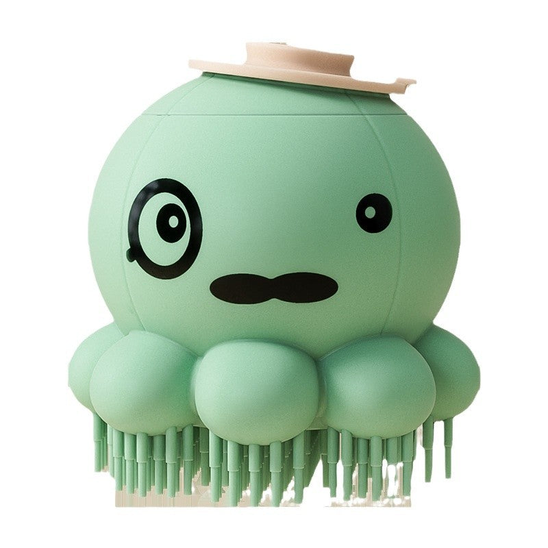 Pet Silicone Bath Massage Brush With Body Wash
