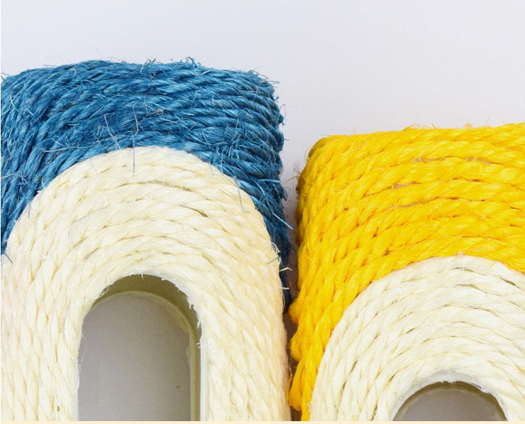 Long Sisal Drum Interactive Scratching Pet Toy