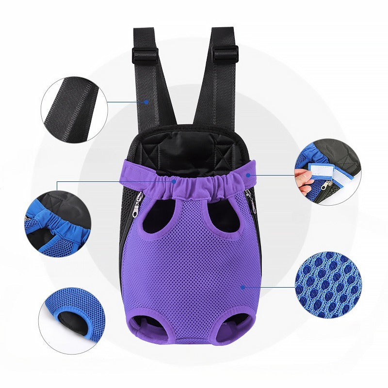 Breathable Pet Carrier Backpack For Hiking Camping And Travel