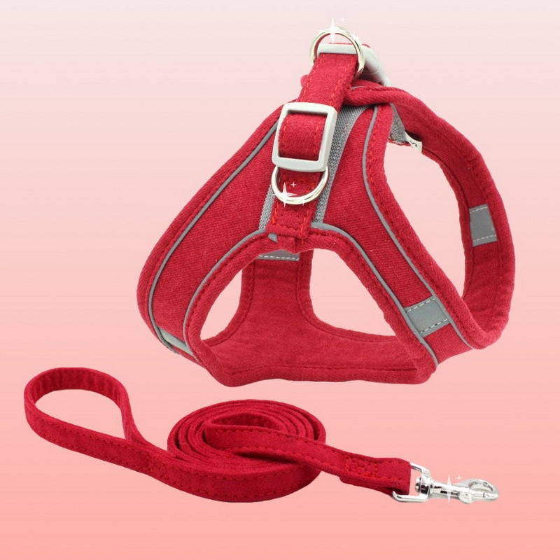 Vest Type Chest Harness Adjustable Pet Leash