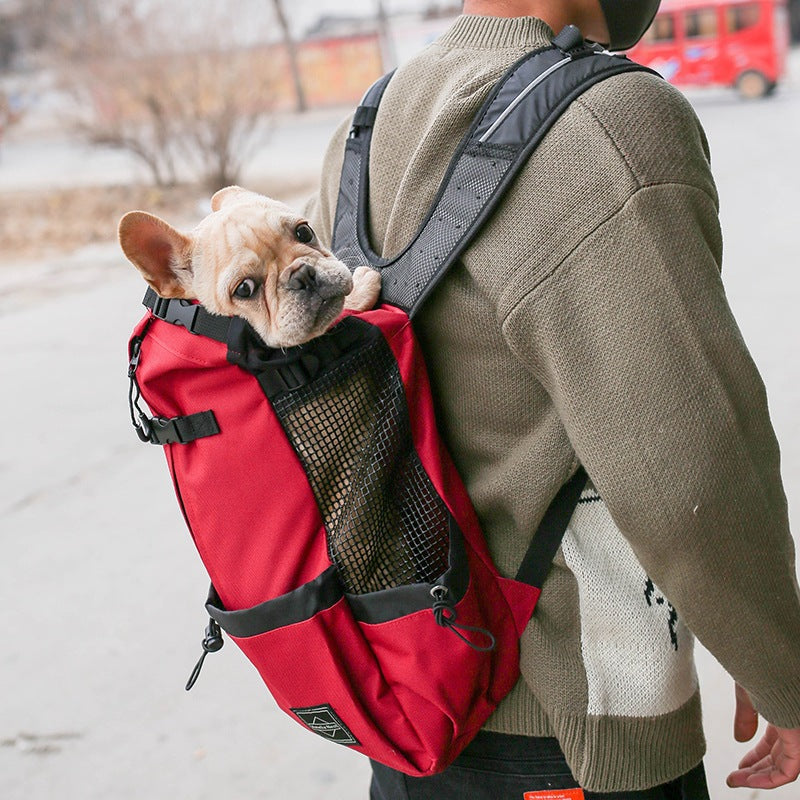 Portable Pet Carrier Backpack For Outdoor Travel And Comfort
