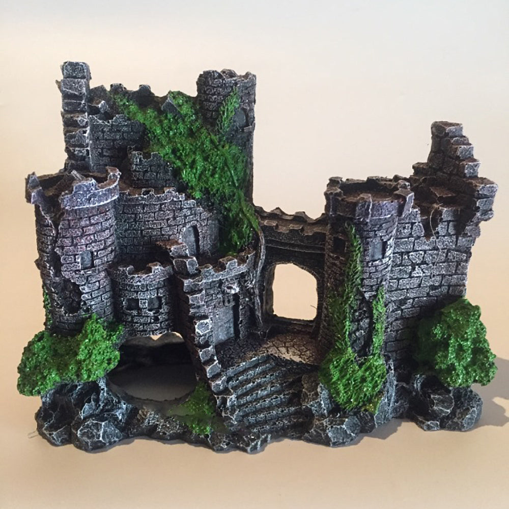 Aquarium Resin Castle Decoration