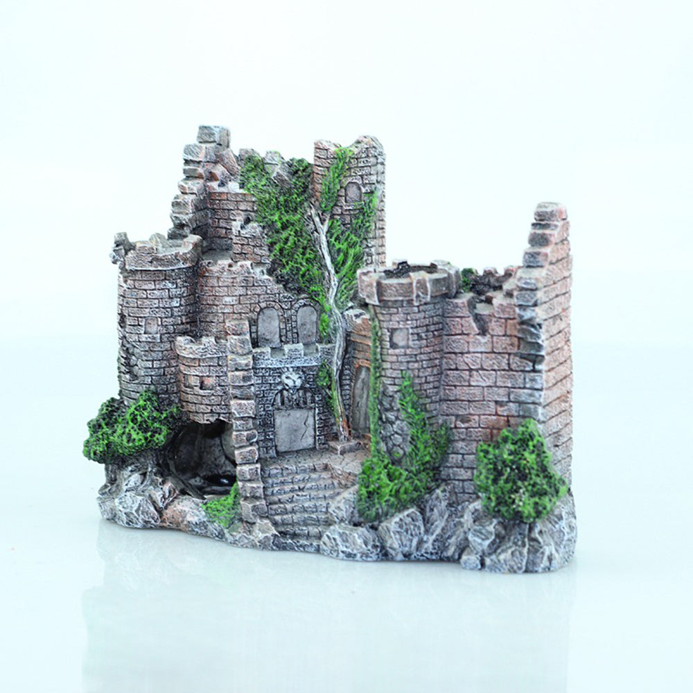 Aquarium Resin Castle Decoration