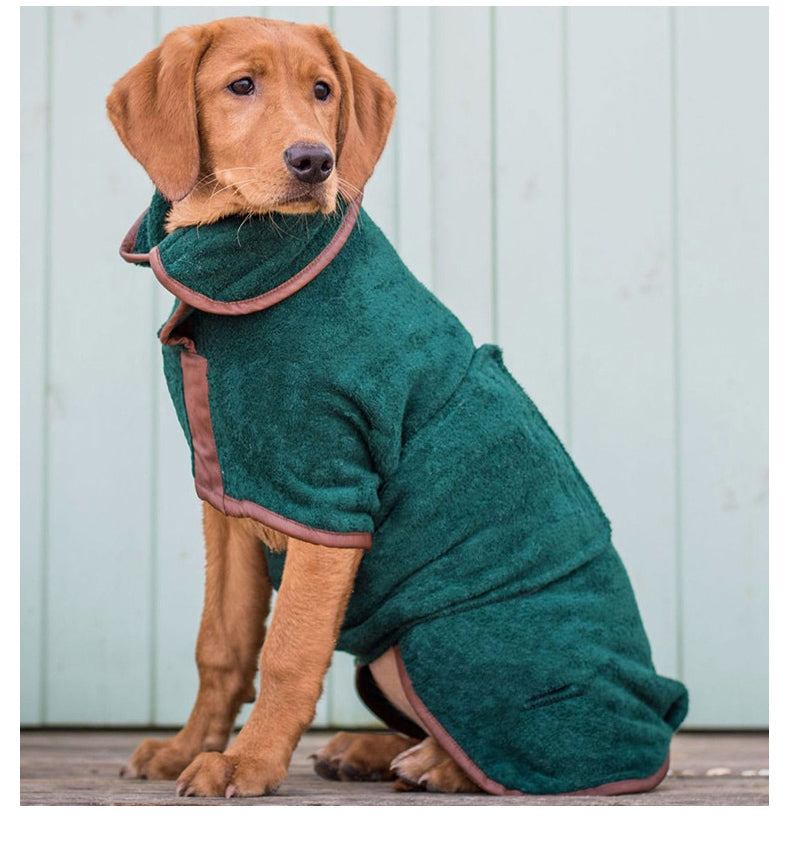 Quick Dry Absorbent Pet Bath Towel Clothing