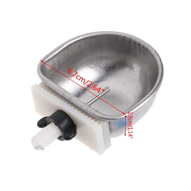 Automatic Rabbit Water Feeder Fixed Bowl