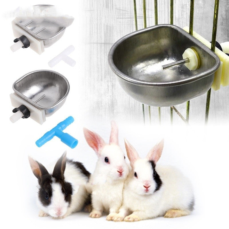 Automatic Rabbit Water Feeder Fixed Bowl