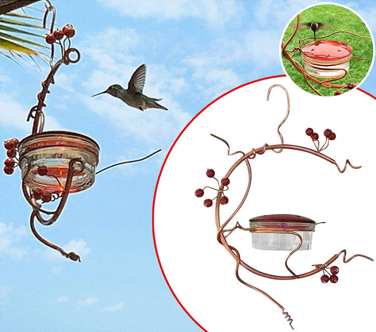 Hanging Garden Self-Service Water Feeder Window Hummingbird Feeder
