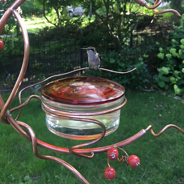 Hanging Garden Self-Service Water Feeder Window Hummingbird Feeder