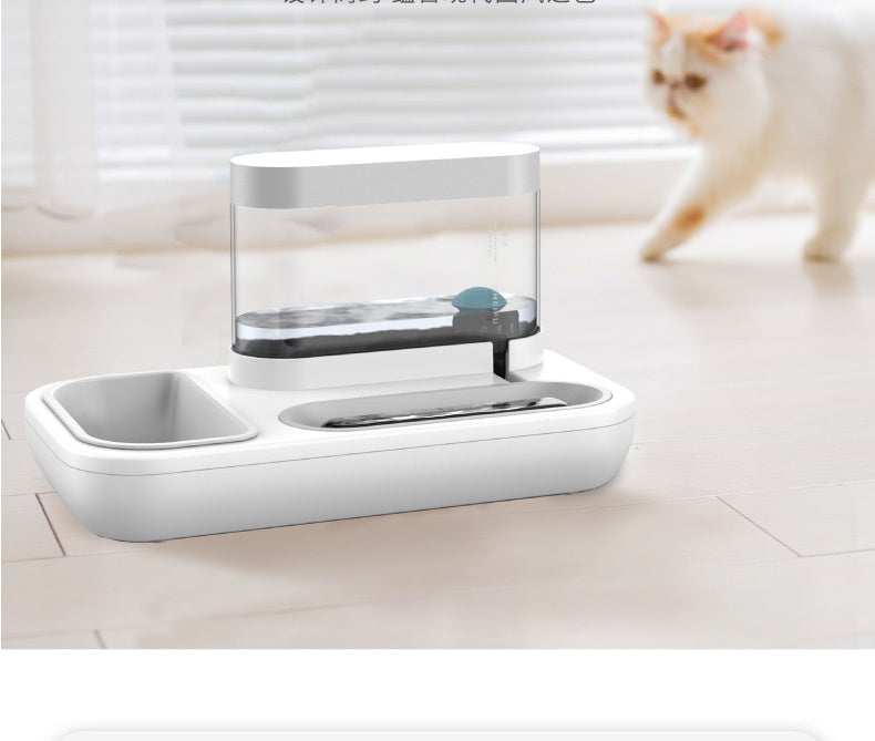 Automatic Pet Drinking Fountain 1.5L Capacity Feeder Bowl