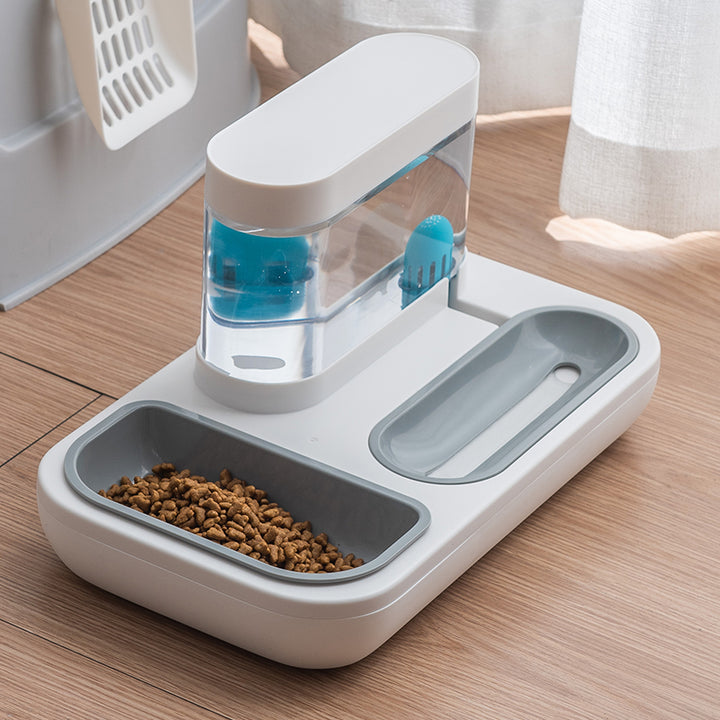 Automatic Pet Drinking Fountain 1.5L Capacity Feeder Bowl