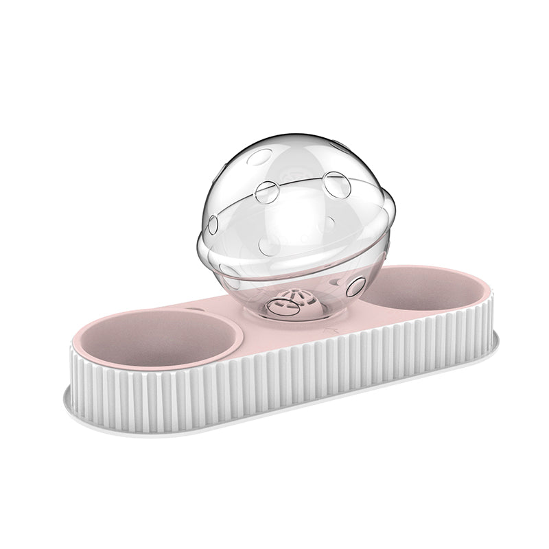 Automatic Plastic Pet Water And Food Dispenser Bowl