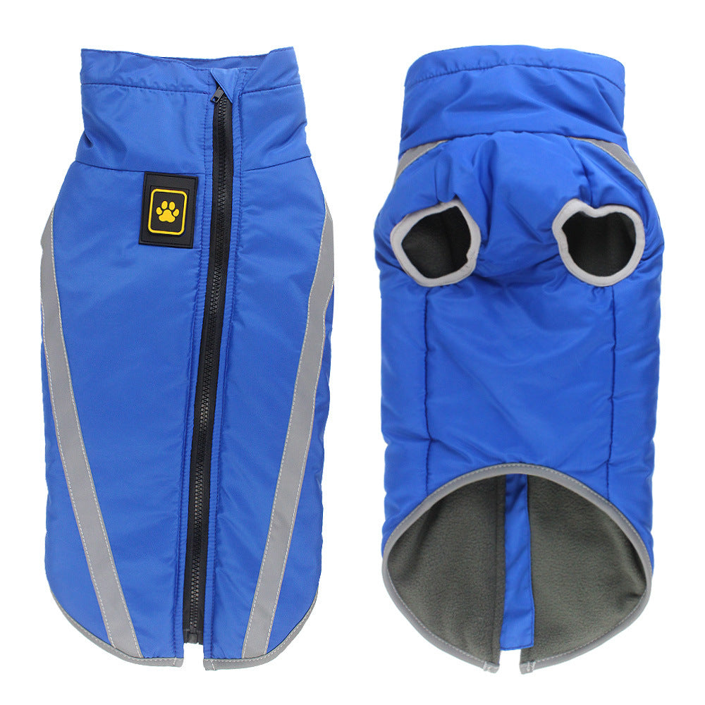 Winter Reflective Padded Warm Pet Jacket