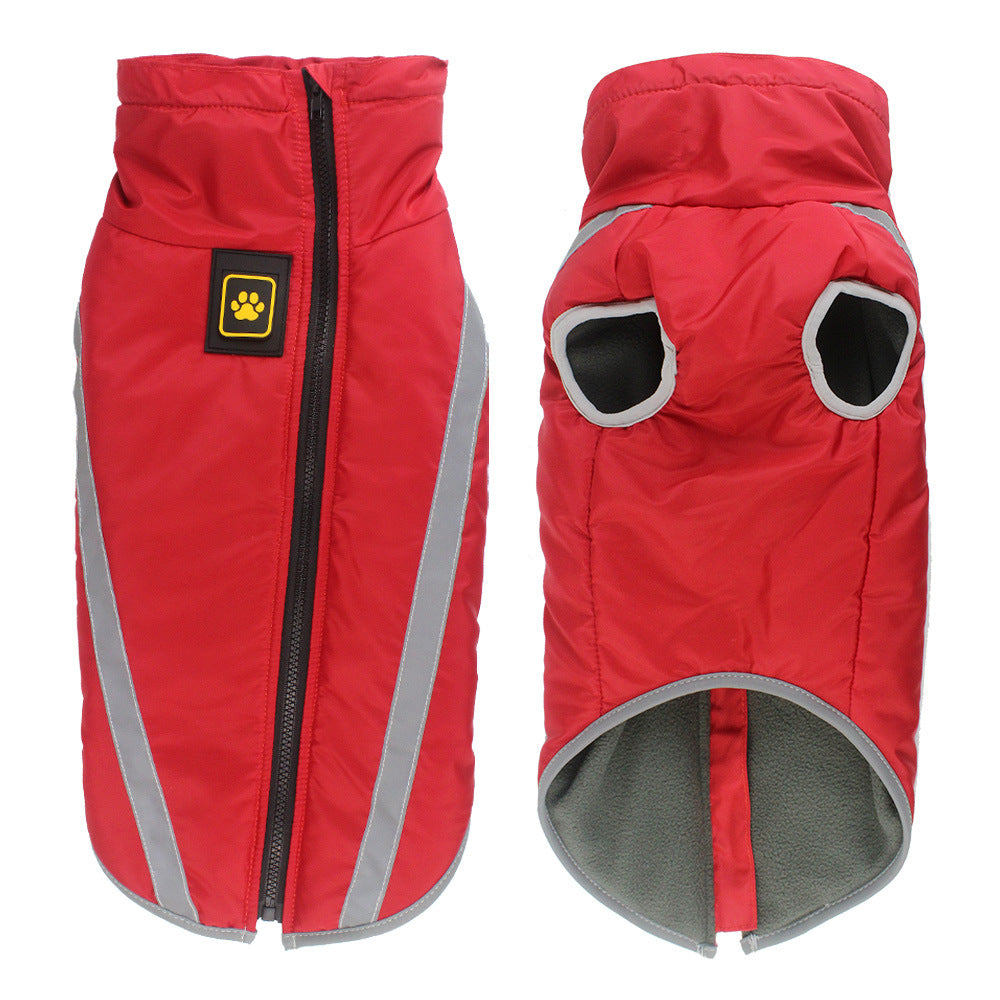 Winter Reflective Padded Warm Pet Jacket