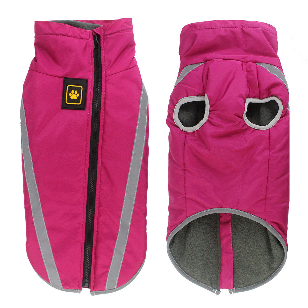 Winter Reflective Padded Warm Pet Jacket