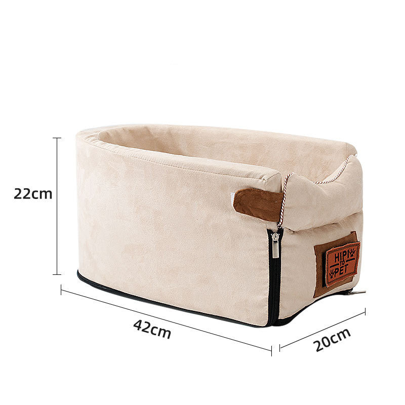 Portable Pet Travel Seat Carrier With Safety Protection