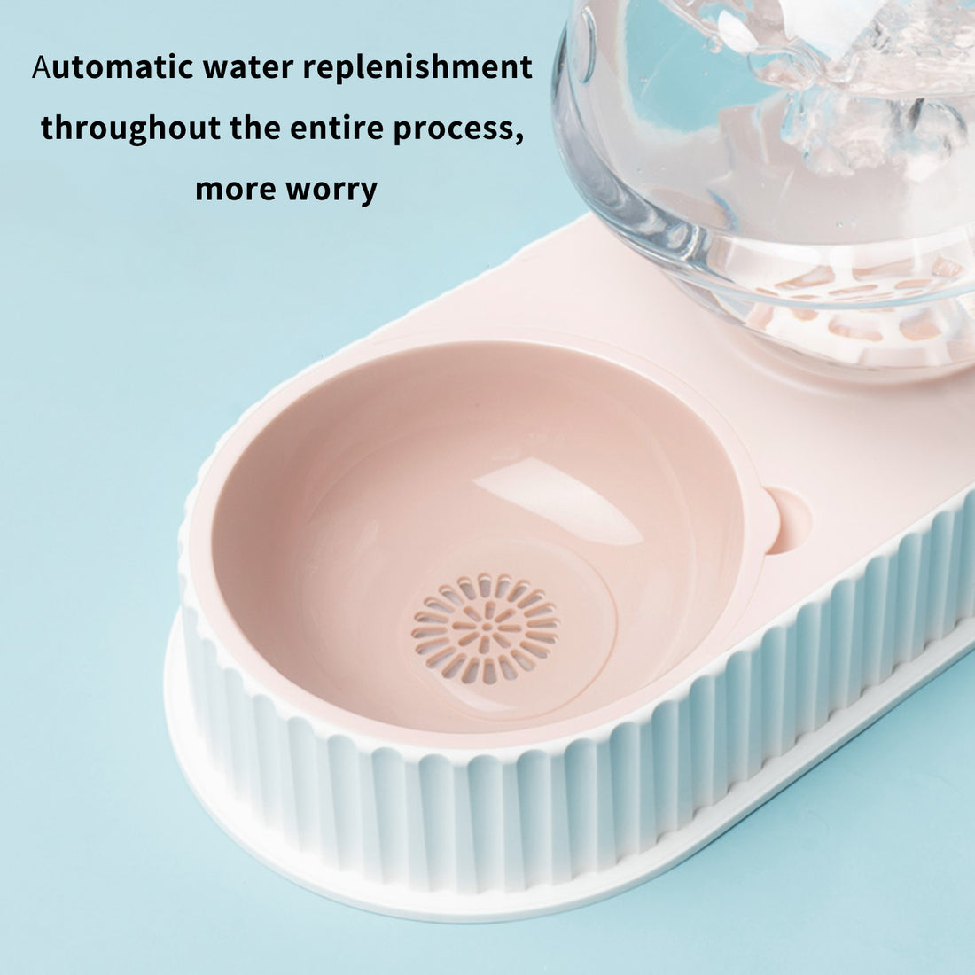 Automatic Plastic Pet Water And Food Dispenser Bowl