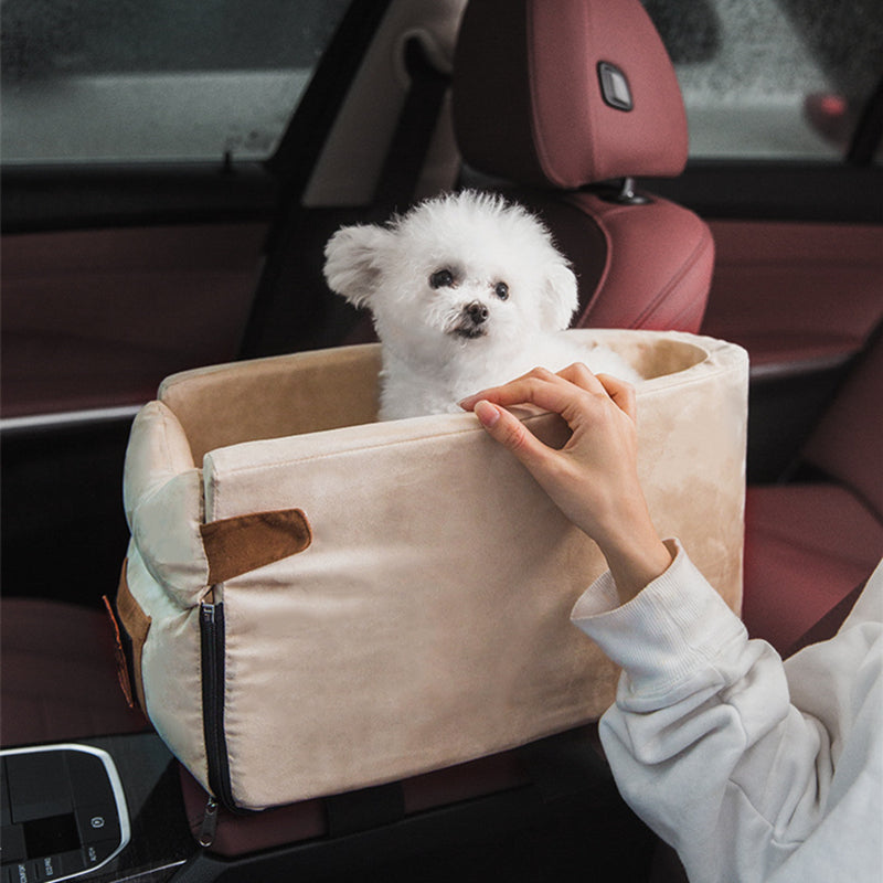 Portable Pet Travel Seat Carrier With Safety Protection