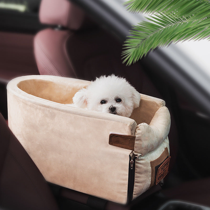 Portable Pet Travel Seat Carrier With Safety Protection