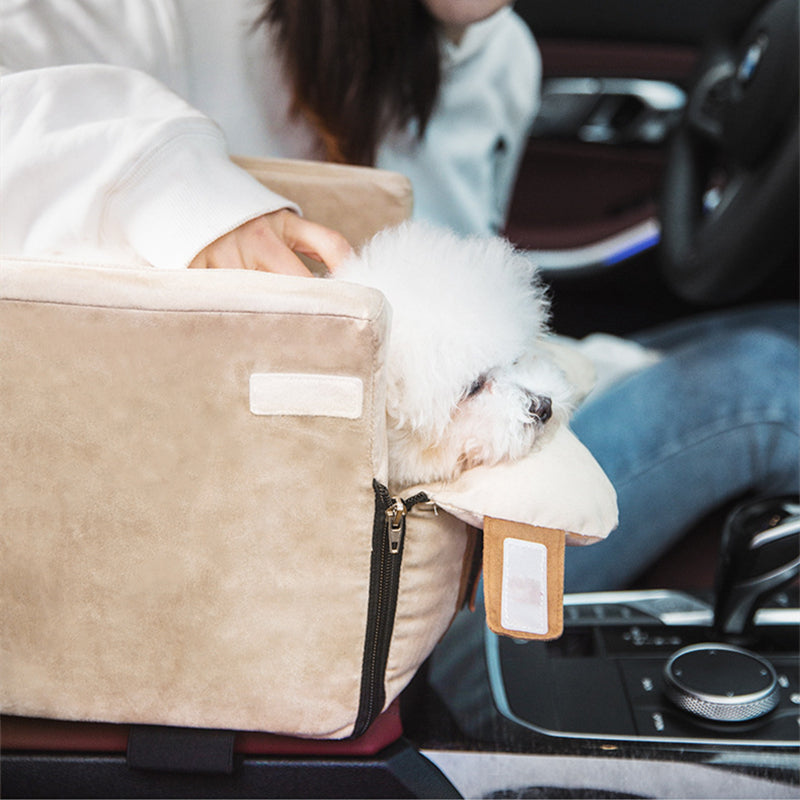 Portable Pet Travel Seat Carrier With Safety Protection