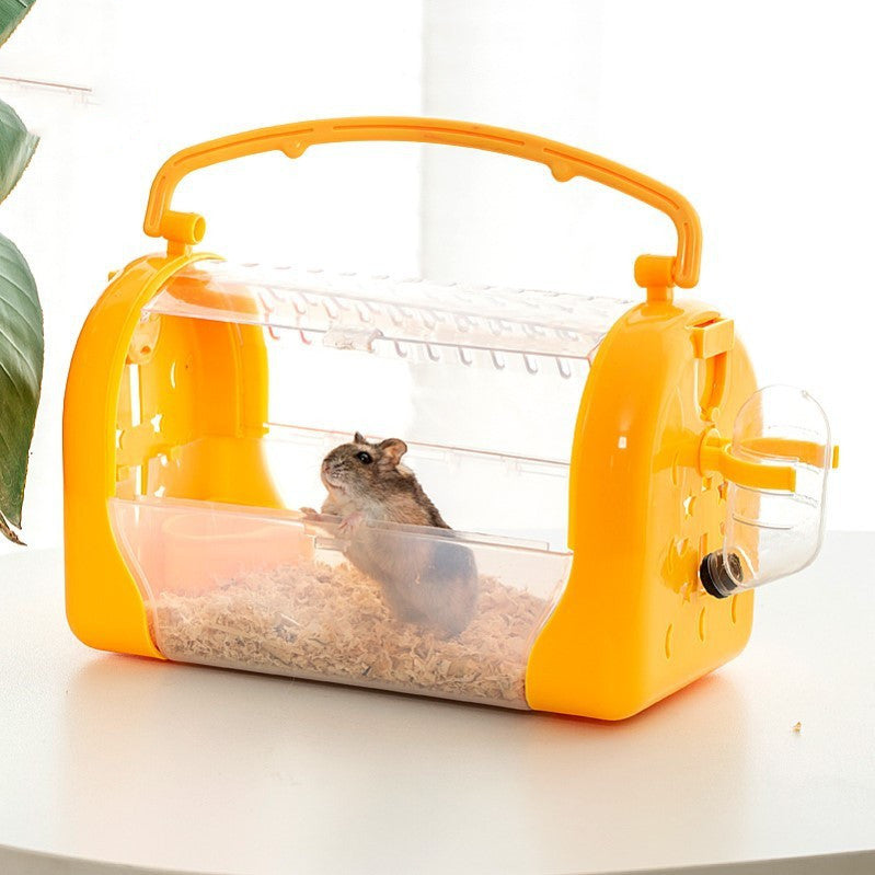 Portable Transparent Hamster Carry Cage Bag