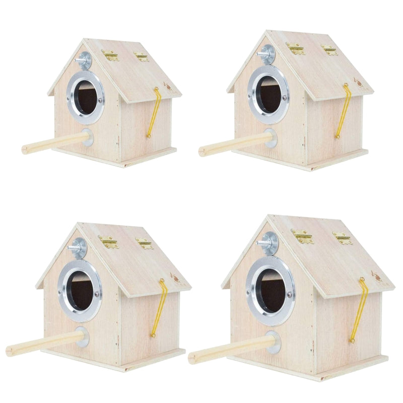 Round Bird Nest Breeding Box Outdoor Cage