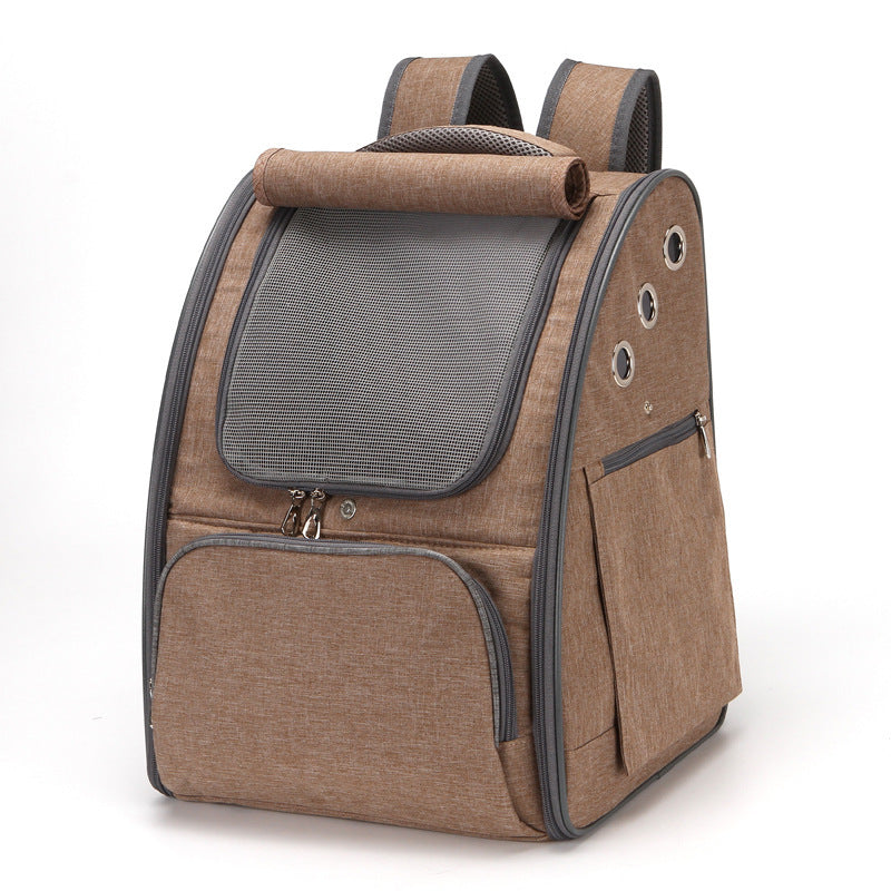 Foldable Breathable Pet Carrier Backpack For Travel