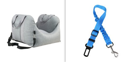 Waterproof Pet Car Seat Carrier With Breathable Mesh Design