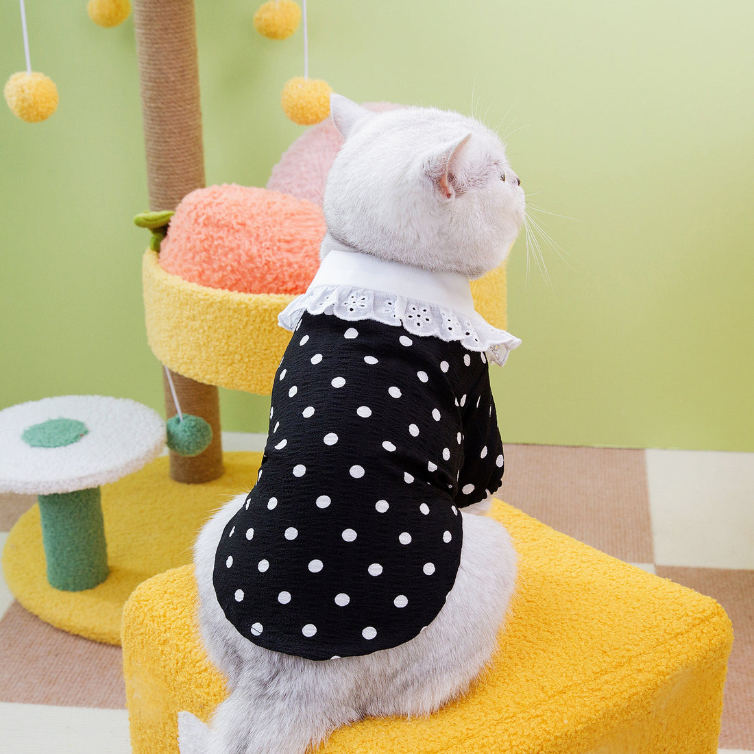 Blue Striped Pet T-Shirt Casual Clothing