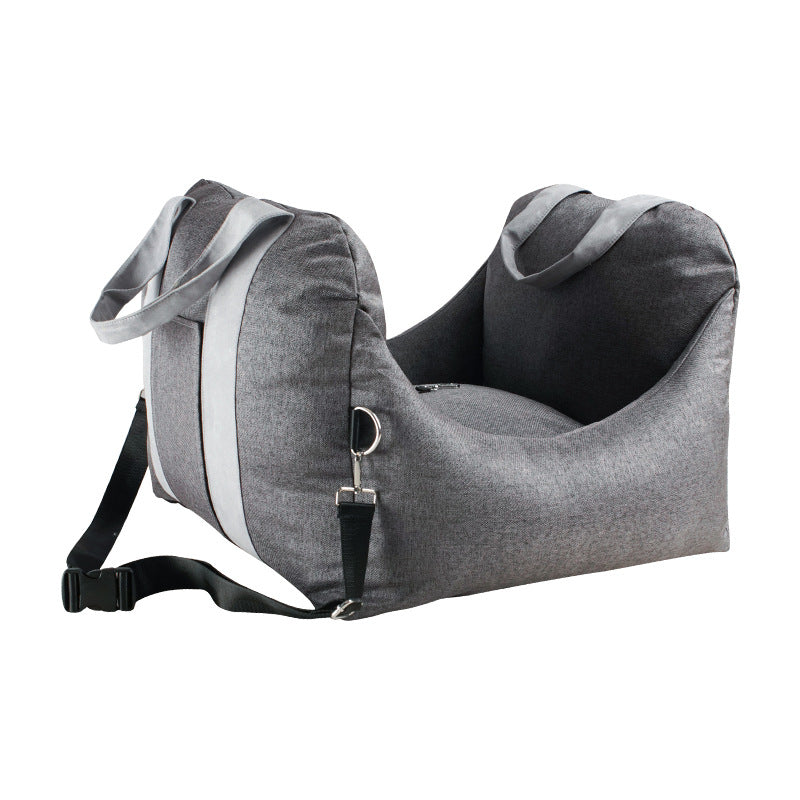Waterproof Pet Car Seat Carrier With Breathable Mesh Design