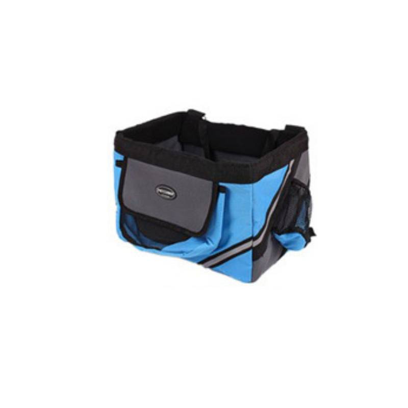 Removable Pet Bicycle Carrier Basket With Front Handlebar Design