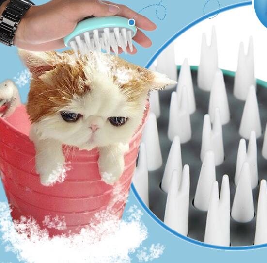 Comfortable Pet Massage Bath Brush Grooming Tool