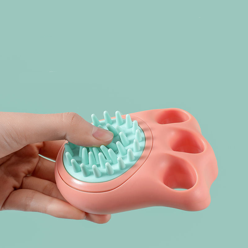 Pet Claw Bath Massage Brush Comb Grooming Tool