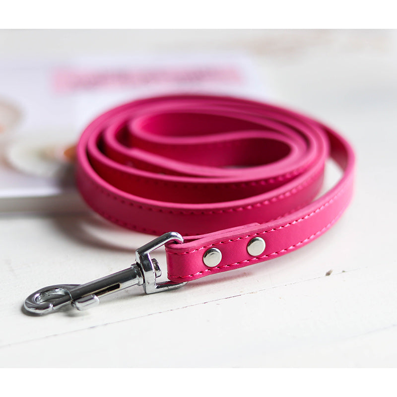 Adjustable Pet Leash Collar Set