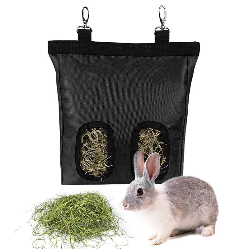 Hanging Small Pet Hay Feeder Storage Bag