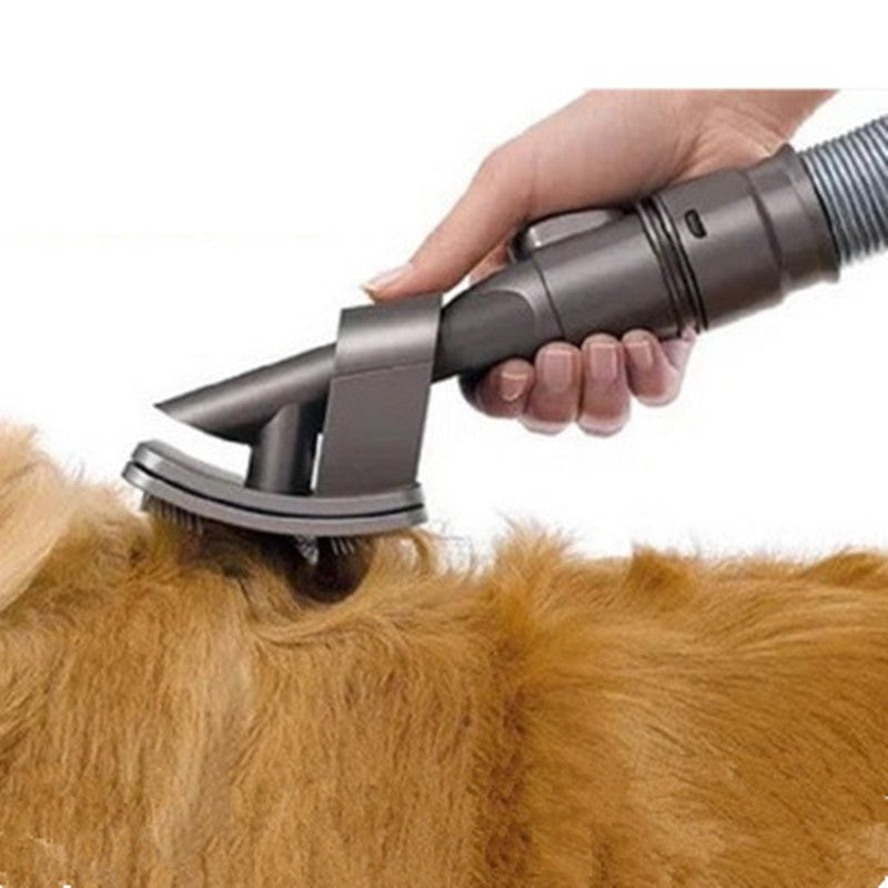 Pet Grooming Brush Vacuum Attachment For Hair Removal Tool