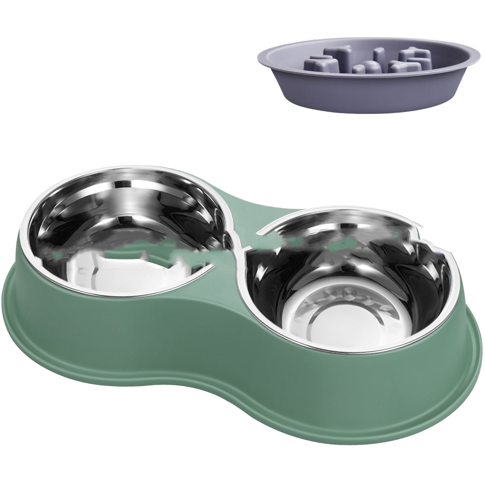 Removable Slow Feeding Pet Bowl For Controlled Eating