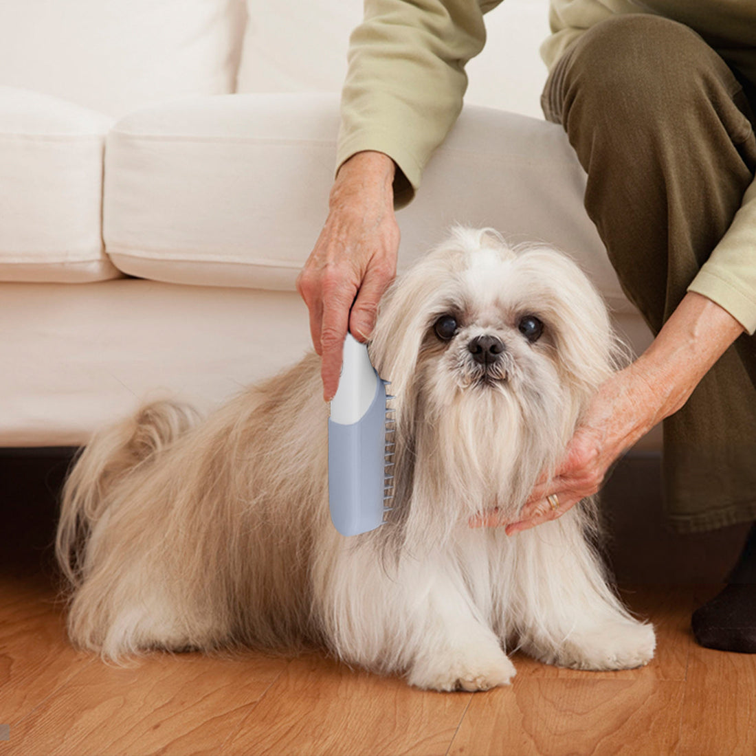 Silicone Pet Massage Grooming Brush For Cleaning And Fur Removal