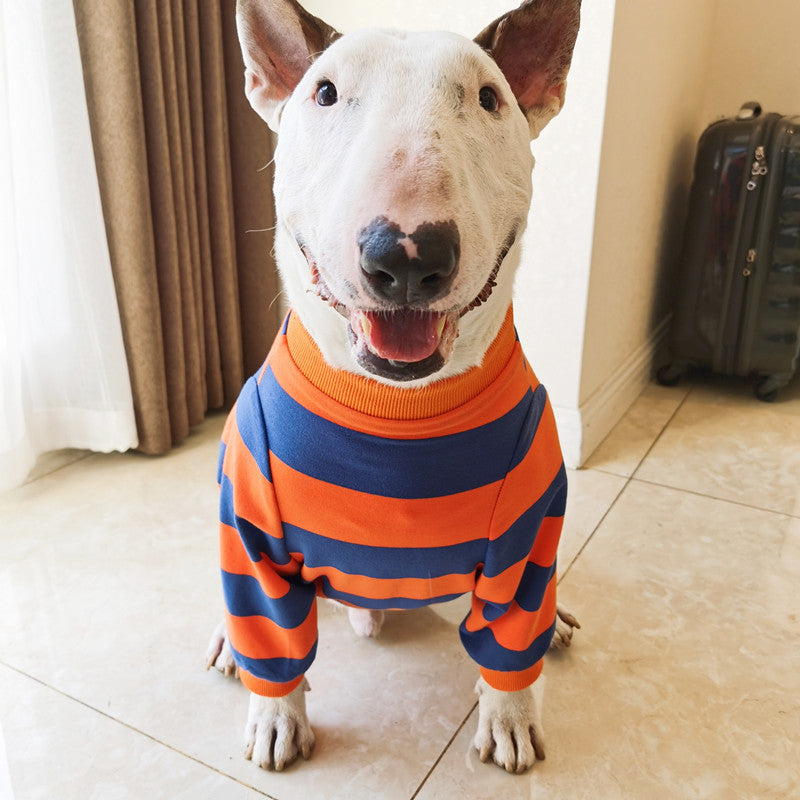 Fashion Striped Pet T-Shirt Simple Cute Apparel