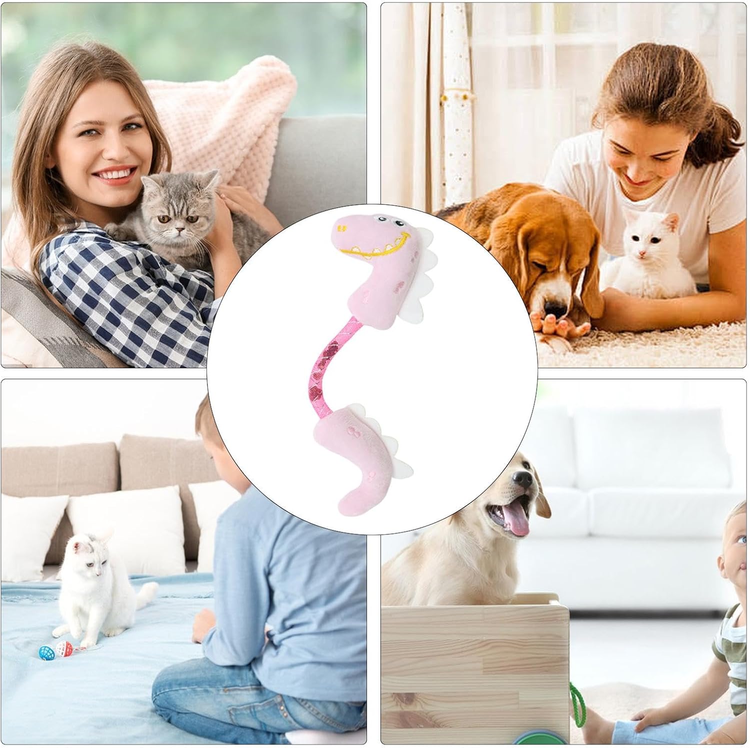 Catnip Rope Chew And Teeth Cleaning Interactive Pet Toy