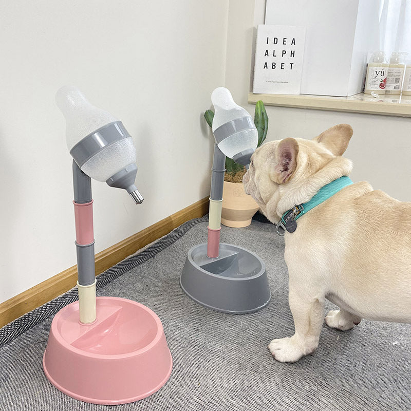 Automatic Adjustable Height Pet Water Dispenser Fountain Stand