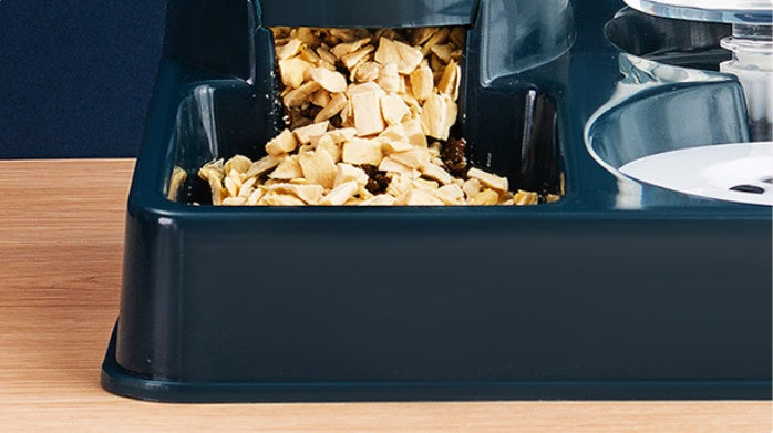 Automatic Pet Food And Water Feeding Bowl Combined Device