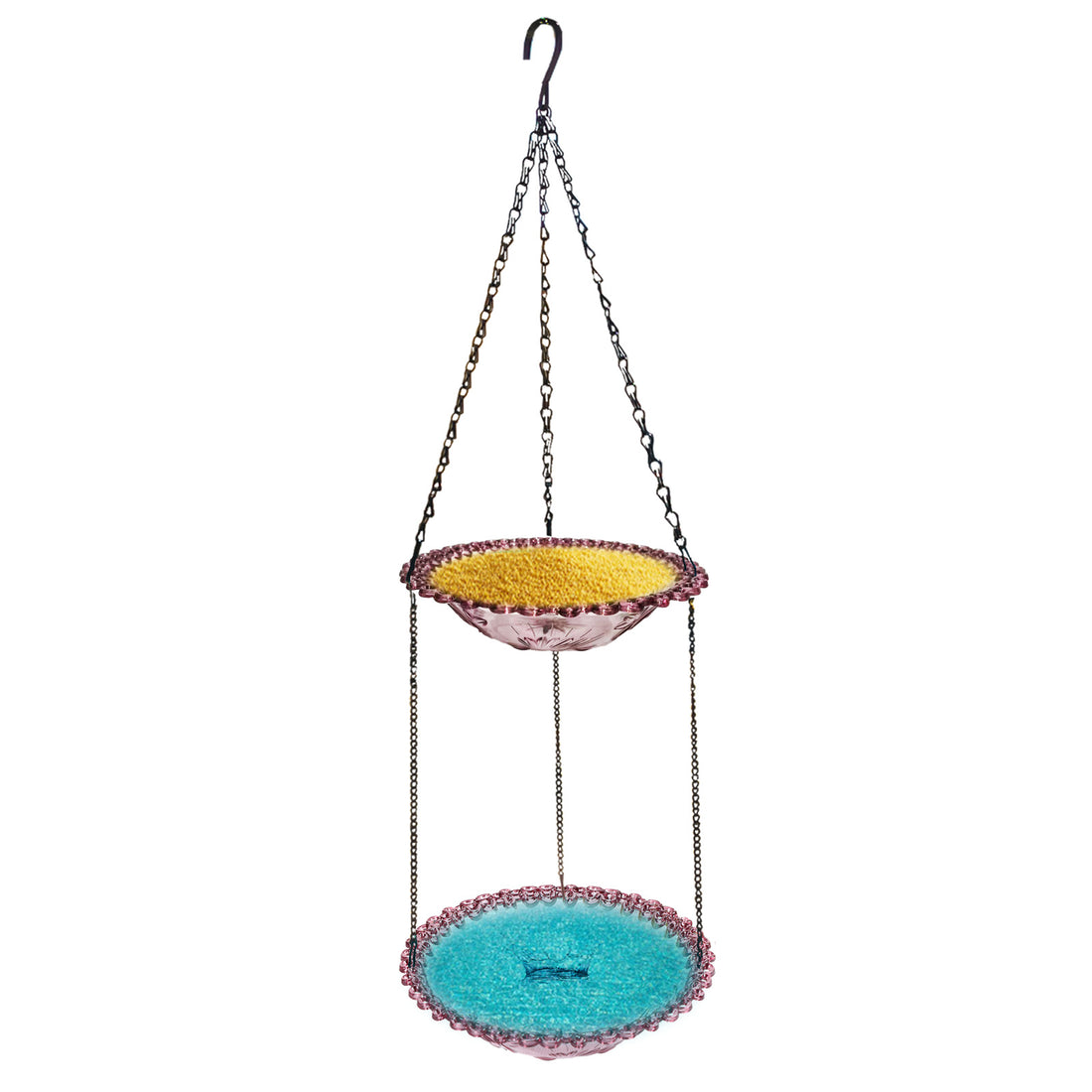 Double Outdoor Hanging Feeder Courtyard