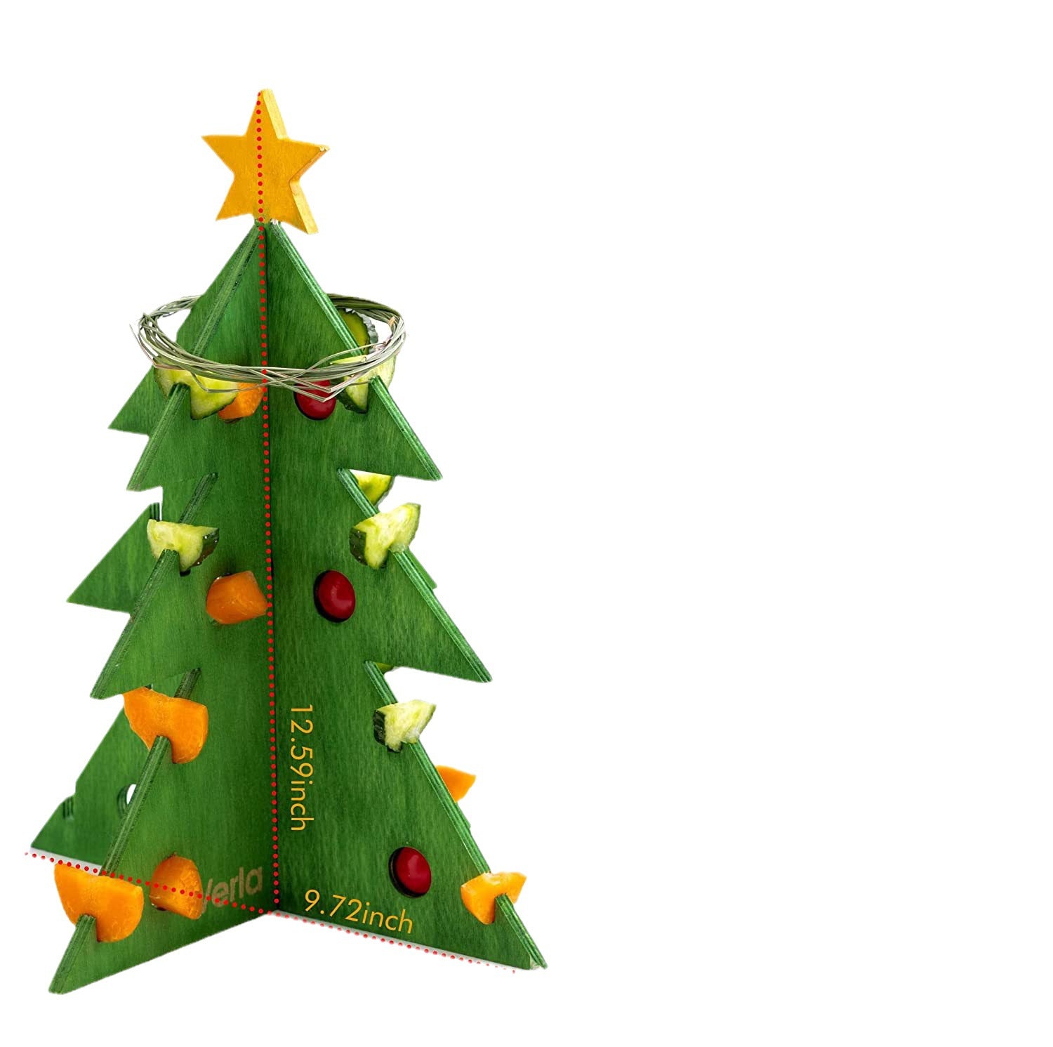 Christmas Wooden Small Animal Feeder Rack Toy