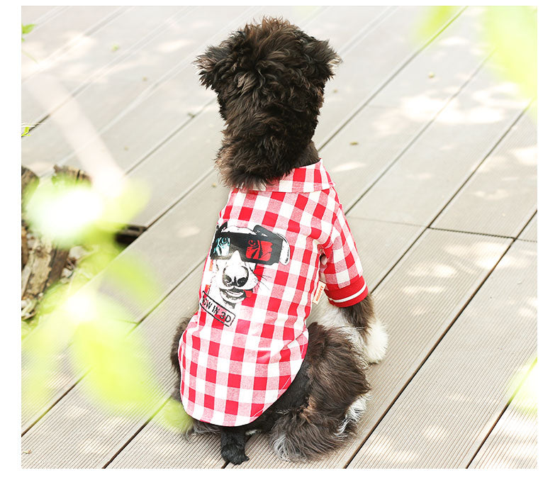 Summer Pet Graphic T-Shirt Casual Apparel