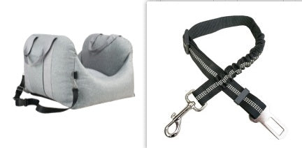 Waterproof Pet Car Seat Carrier With Breathable Mesh Design