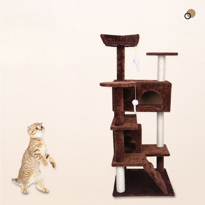 Luxury Pet Villa Climbing Frame Interactive Toy