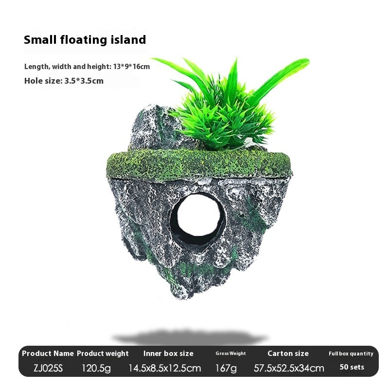 Fish Tank Floating Stone Ornaments